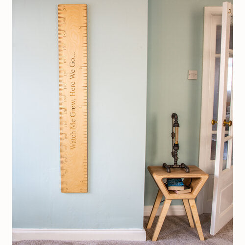 Personalised Wooden Children’s Growth Rulers