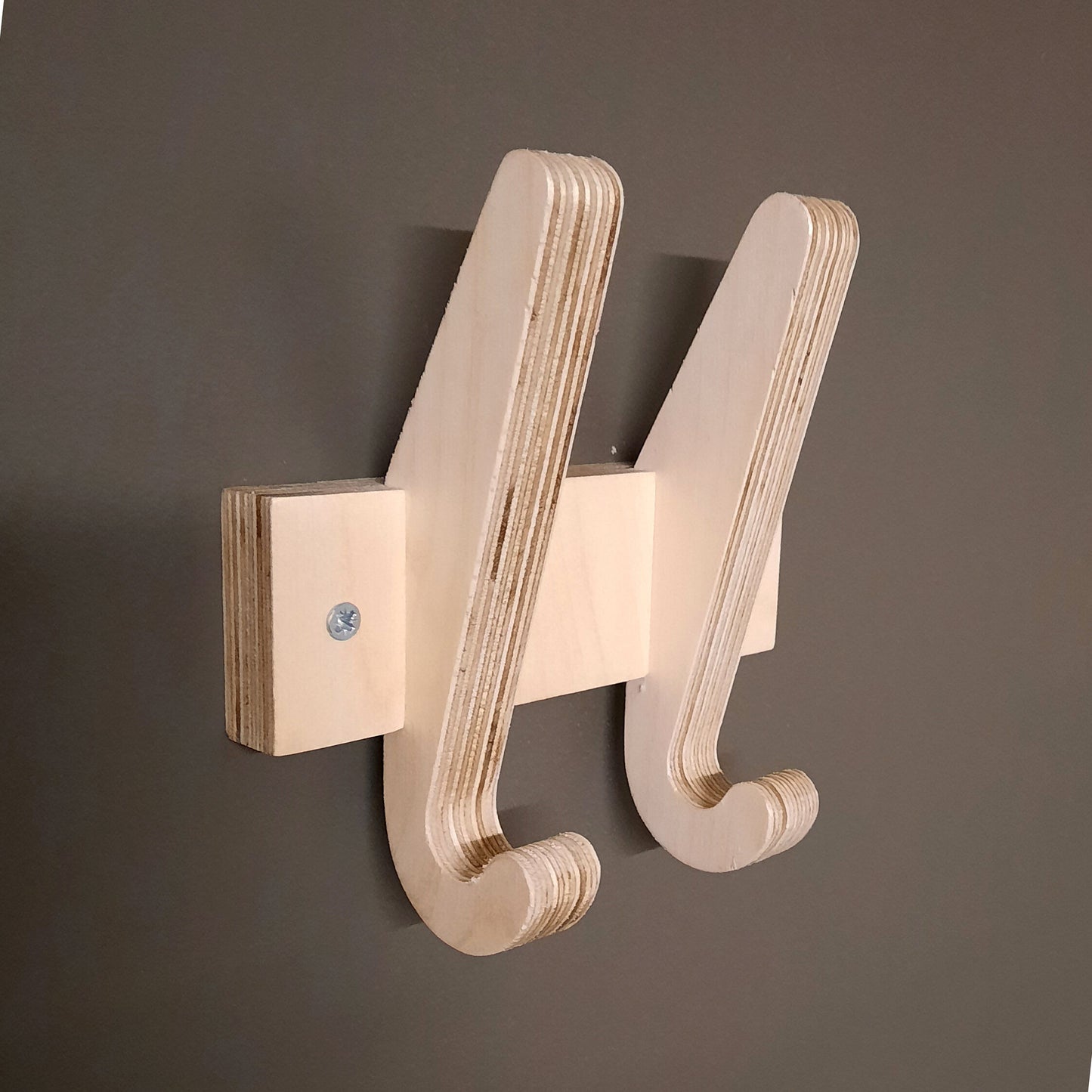 plywood coat rack