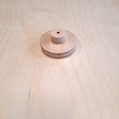 Round Plywood Knob