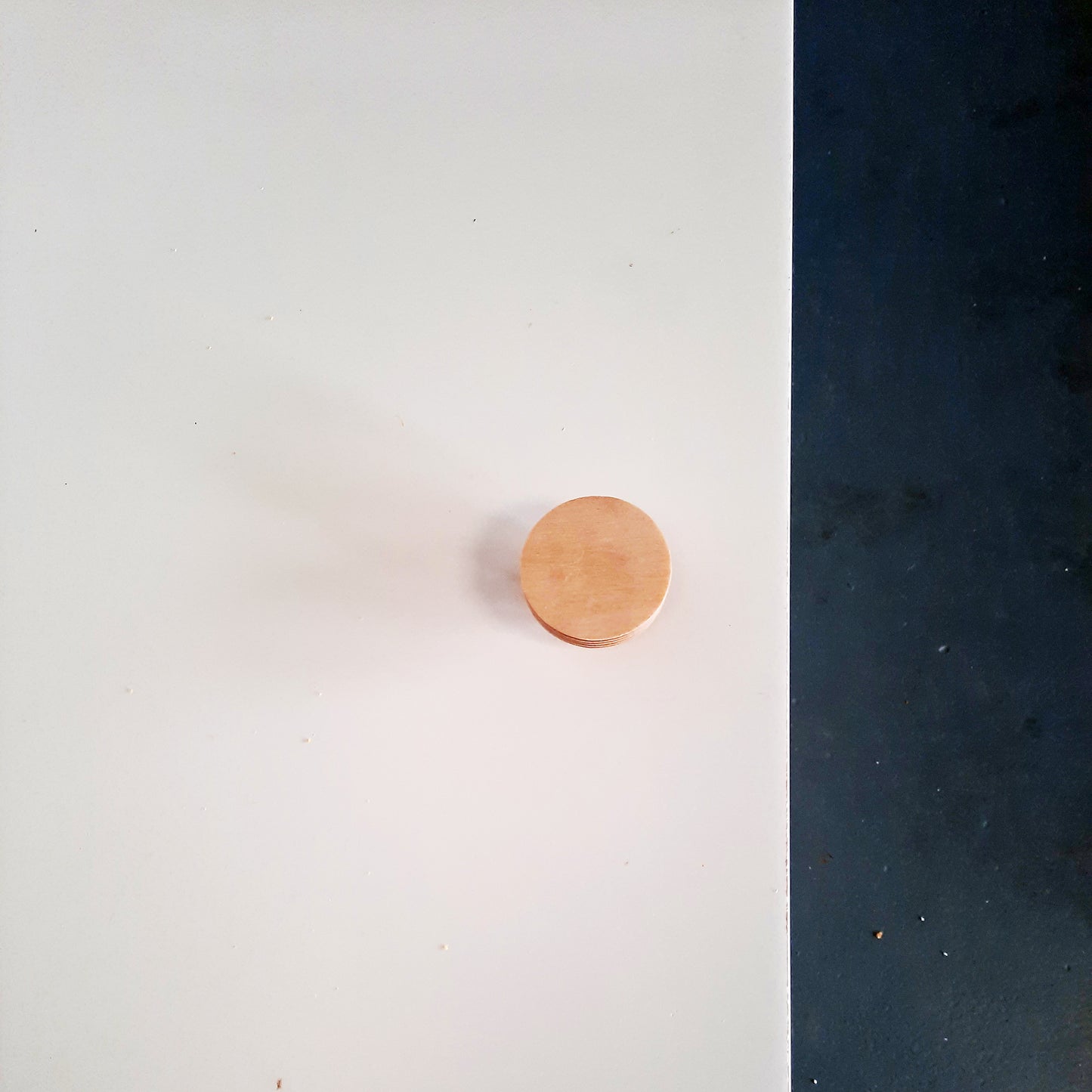 plywood cabinet round knob