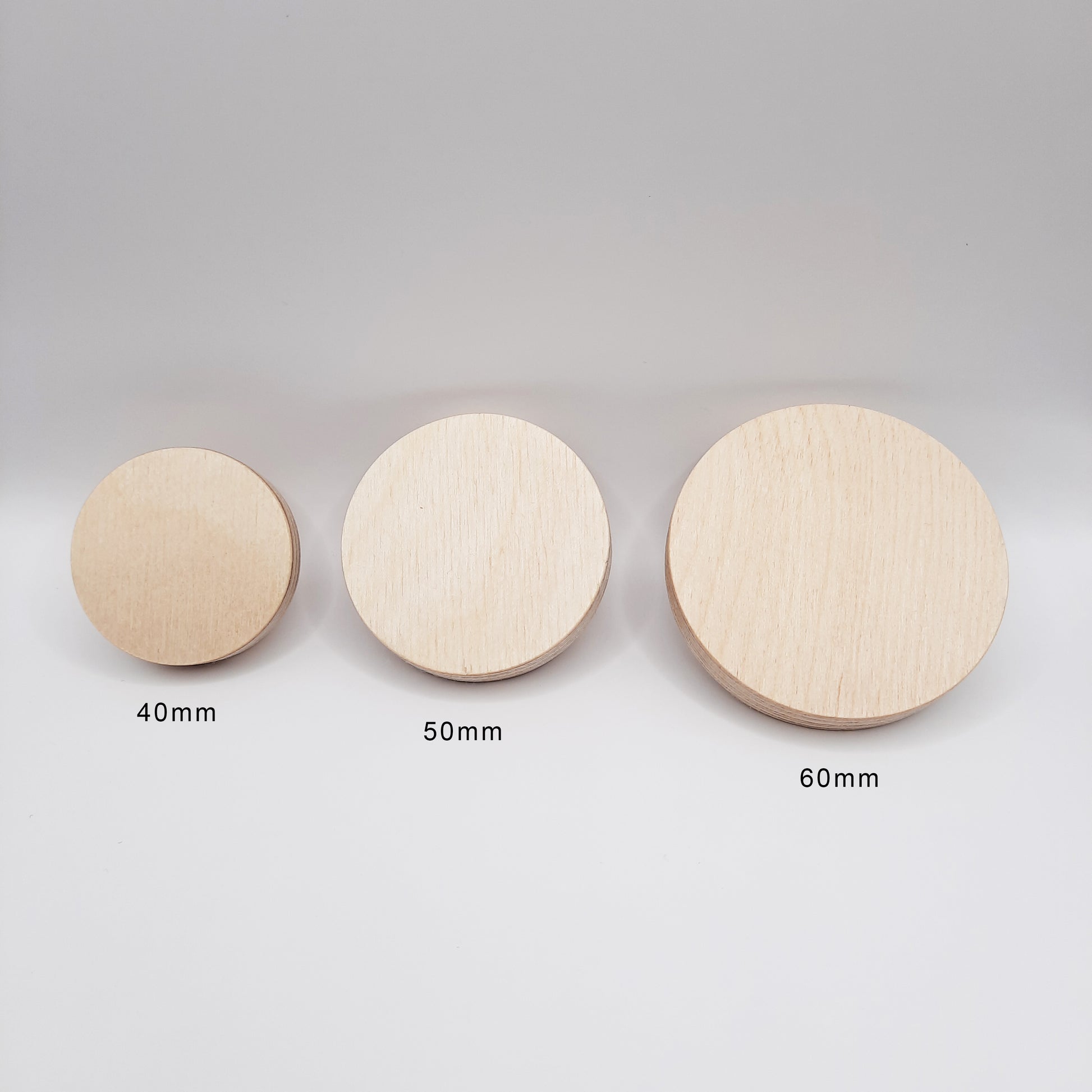 round plywood knobs