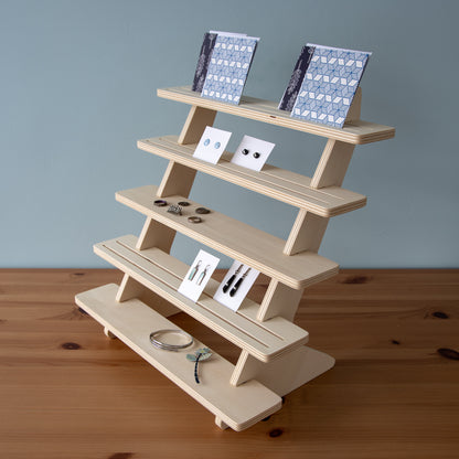 Space Saving Compact 5 Tier Display Stand