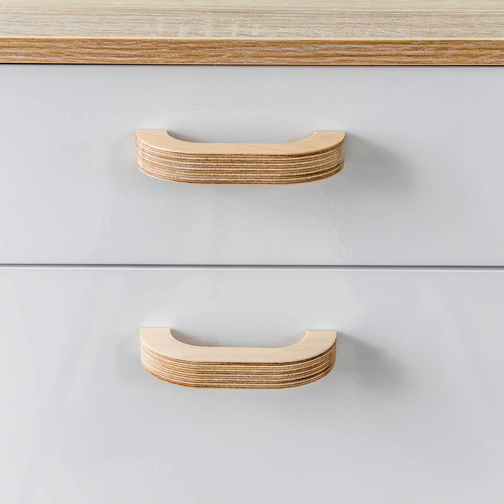 Curved Drawer Plywood Handle