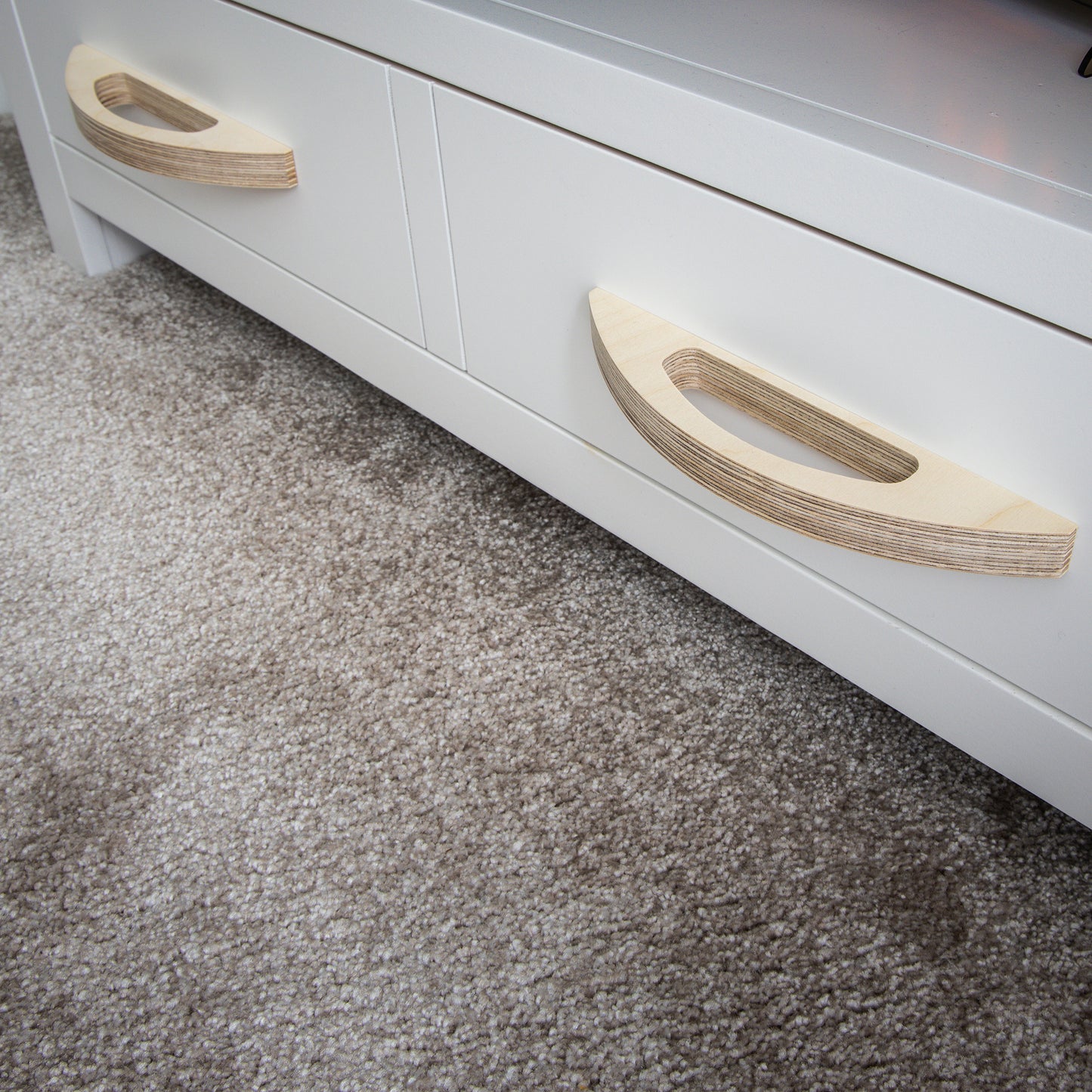 Arched Plywood Drawer Handles