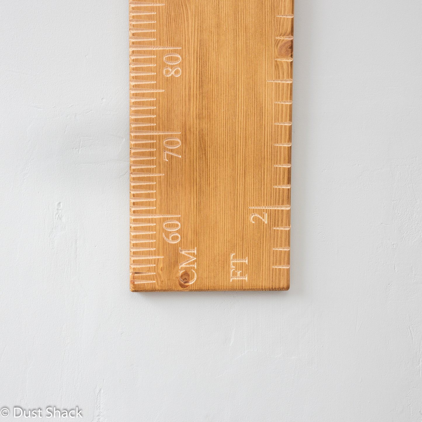 Personalised Solid Wood Growth Ruler