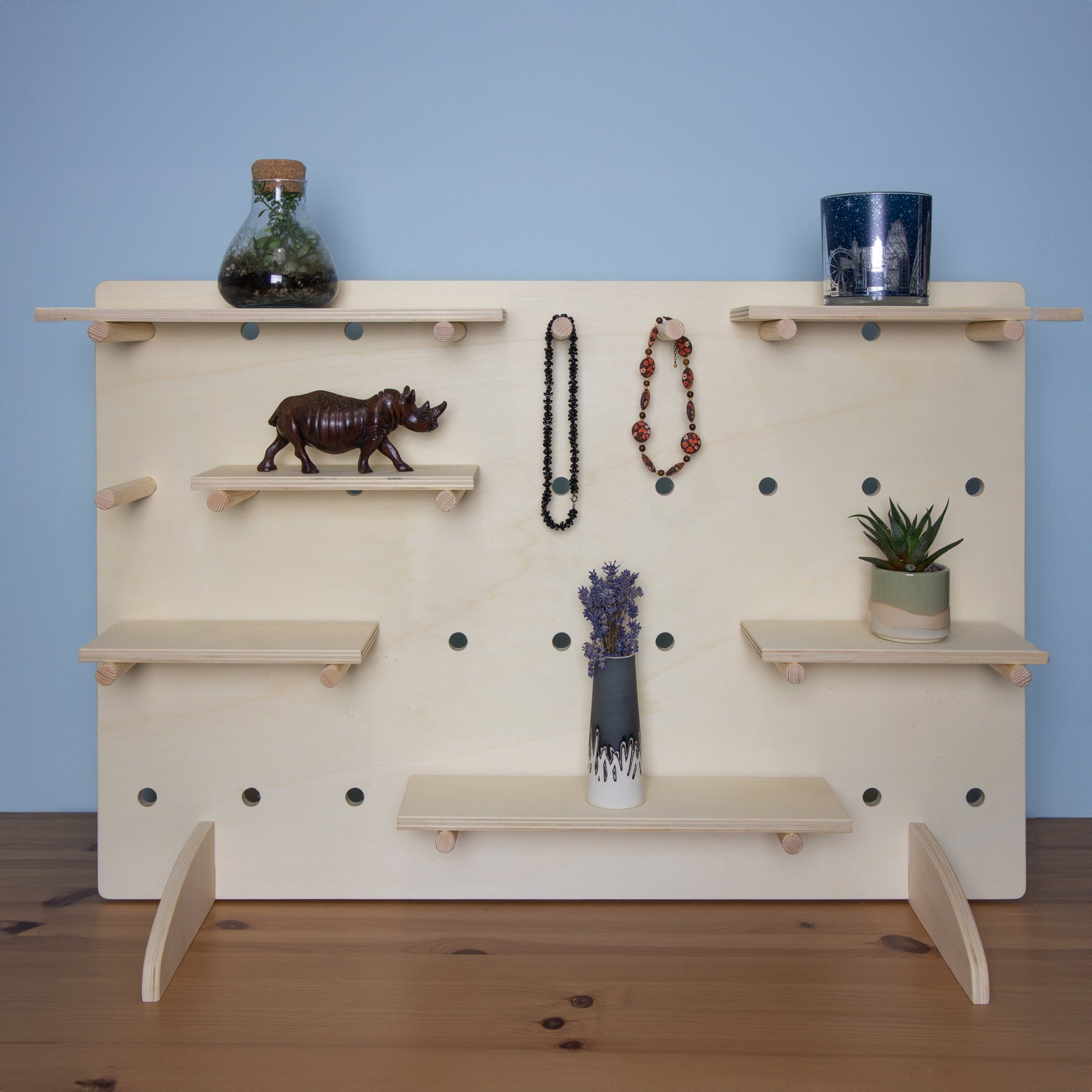 rectangle pegboard table top