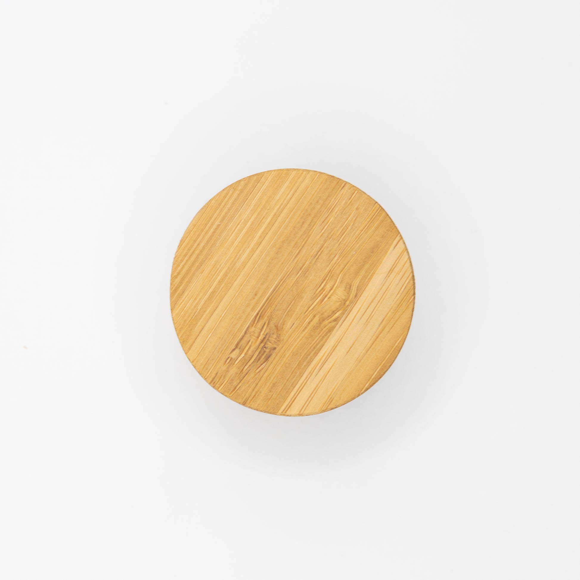 Round Bamboo Tapered Knob