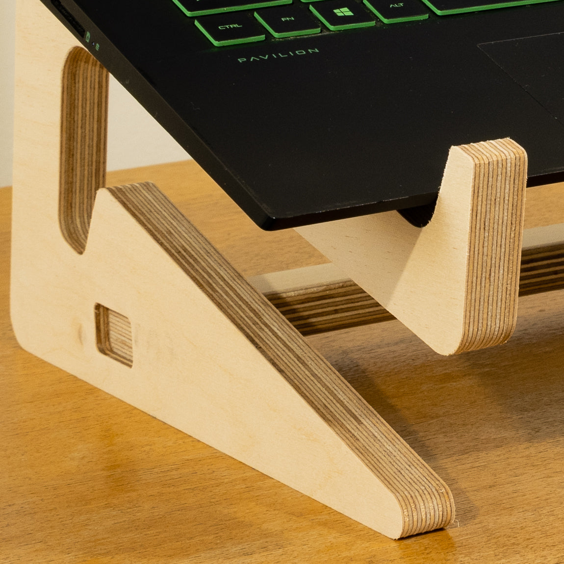 Adjustable Wooden Laptop Stand