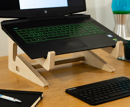 birch plywood laptop stand