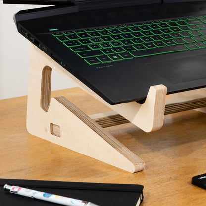 Adjustable Wooden Laptop Stand