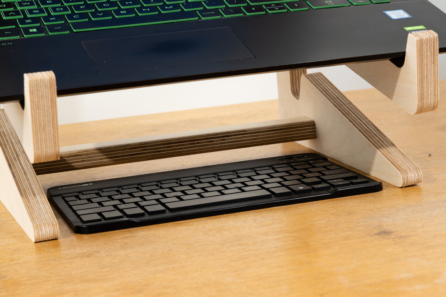 Adjustable Wooden Laptop Stand