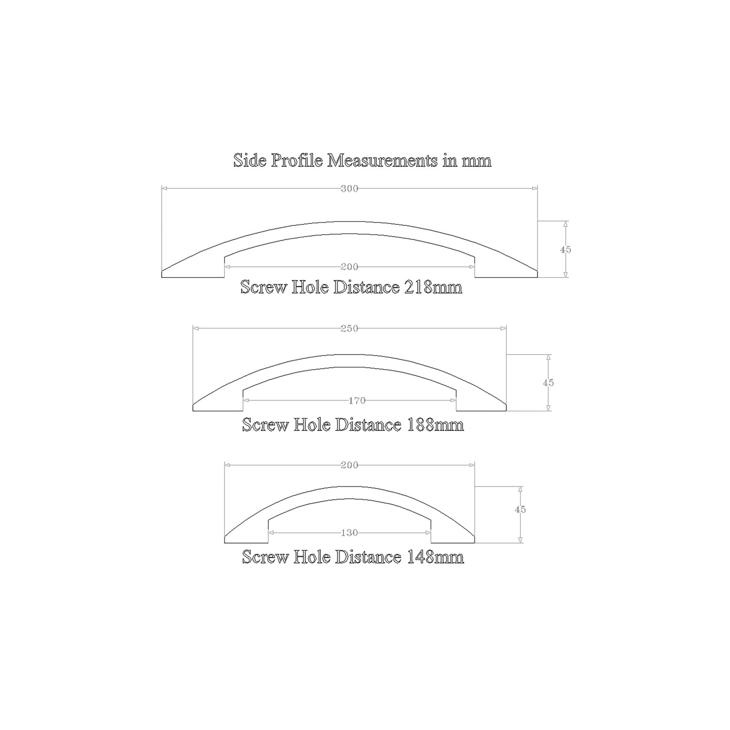 Bow Plywood Handle