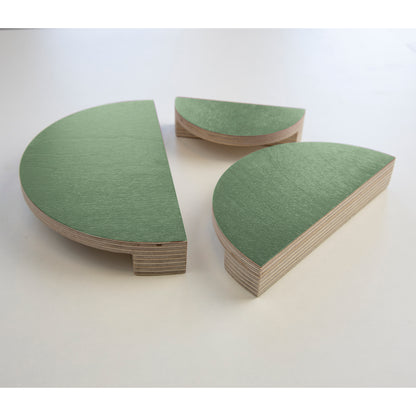 green plywood furniture handles