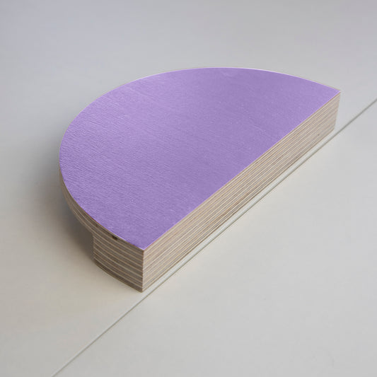 purple plywood handles