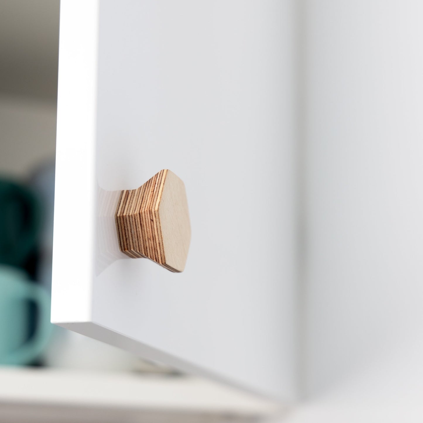 Hexagon Plywood Knob