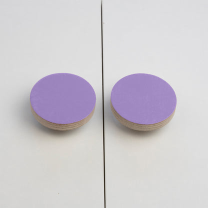 purple furniture plywood knobs