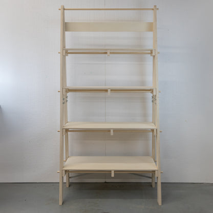 retail shop ladder shelf stand