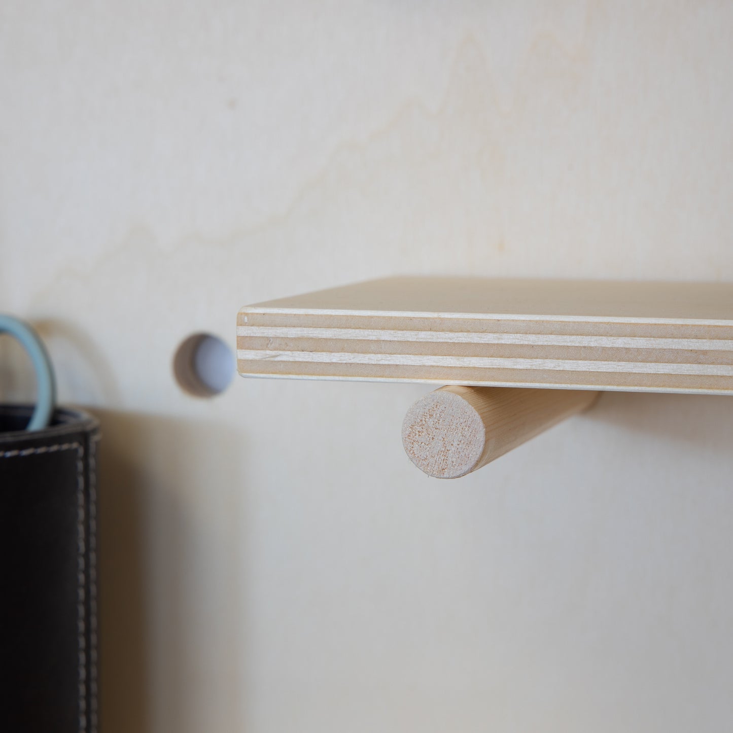 pegboard wall shelf