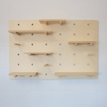 Plywood Wall Mounted Pegboard