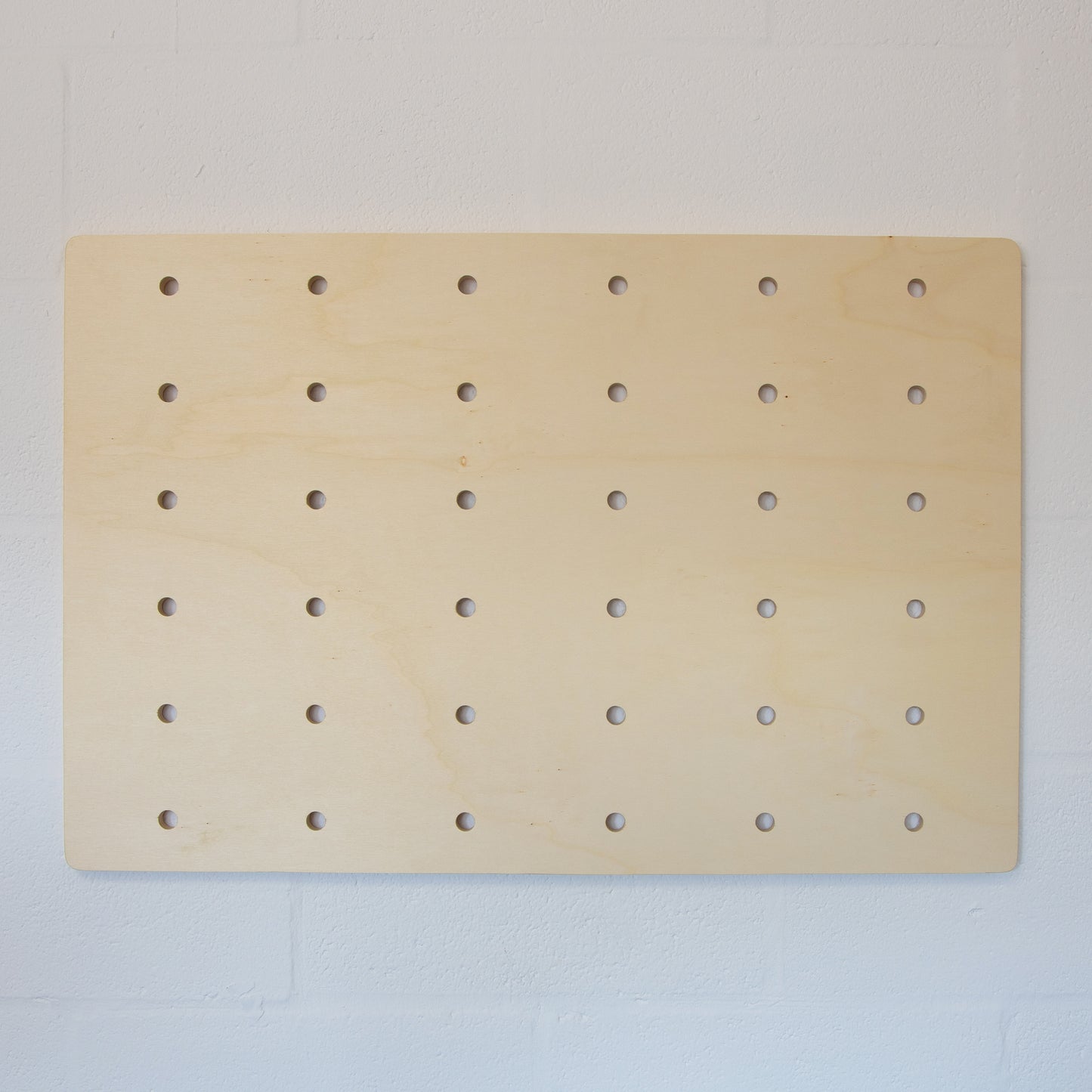 Plywood Wall Mounted Pegboard