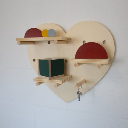 heart shape pegboard