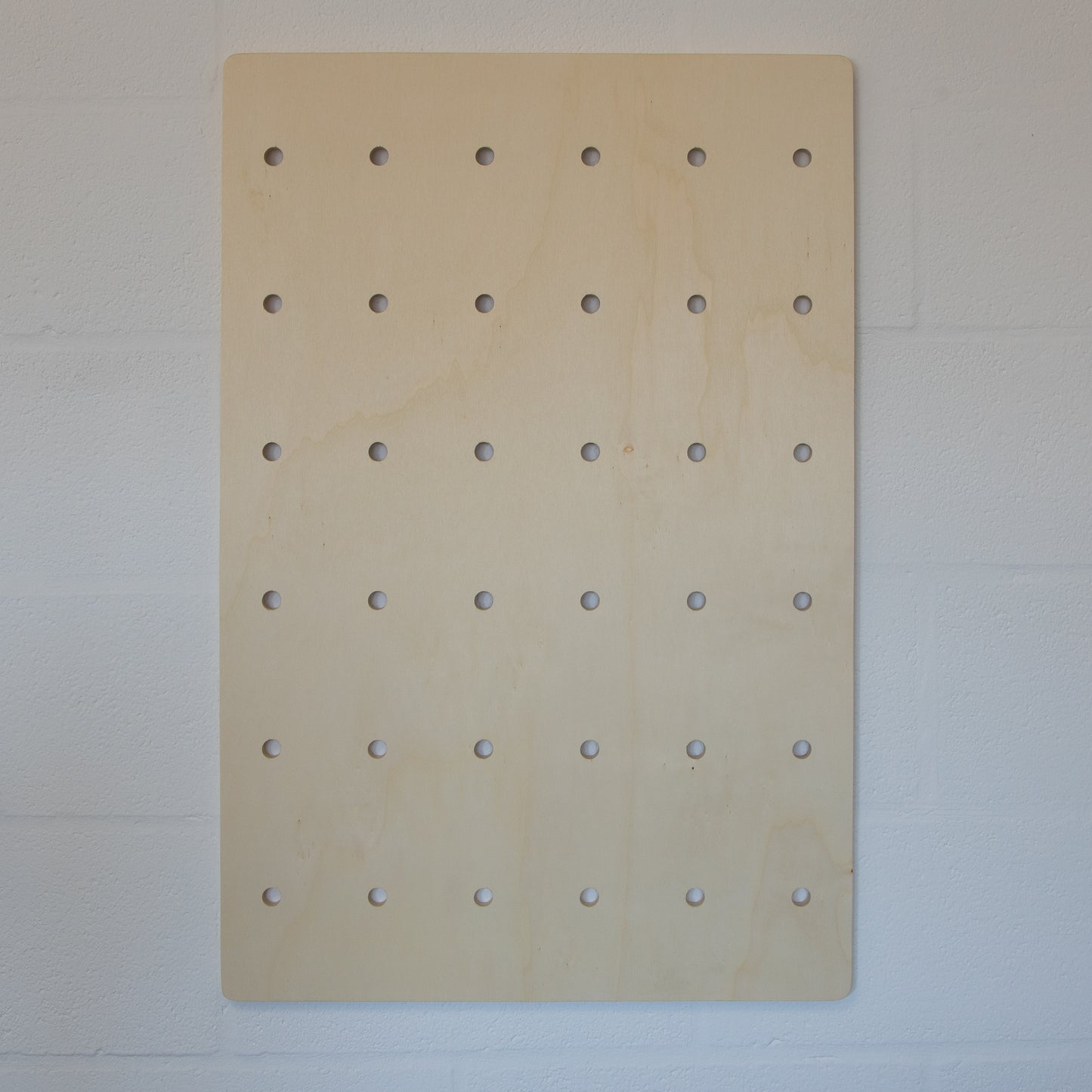 Plywood Wall Mounted Pegboard