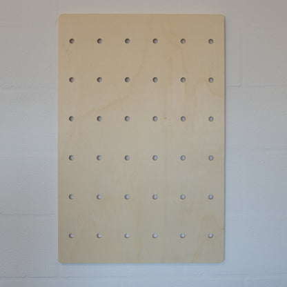 Plywood Wall Mounted Pegboard