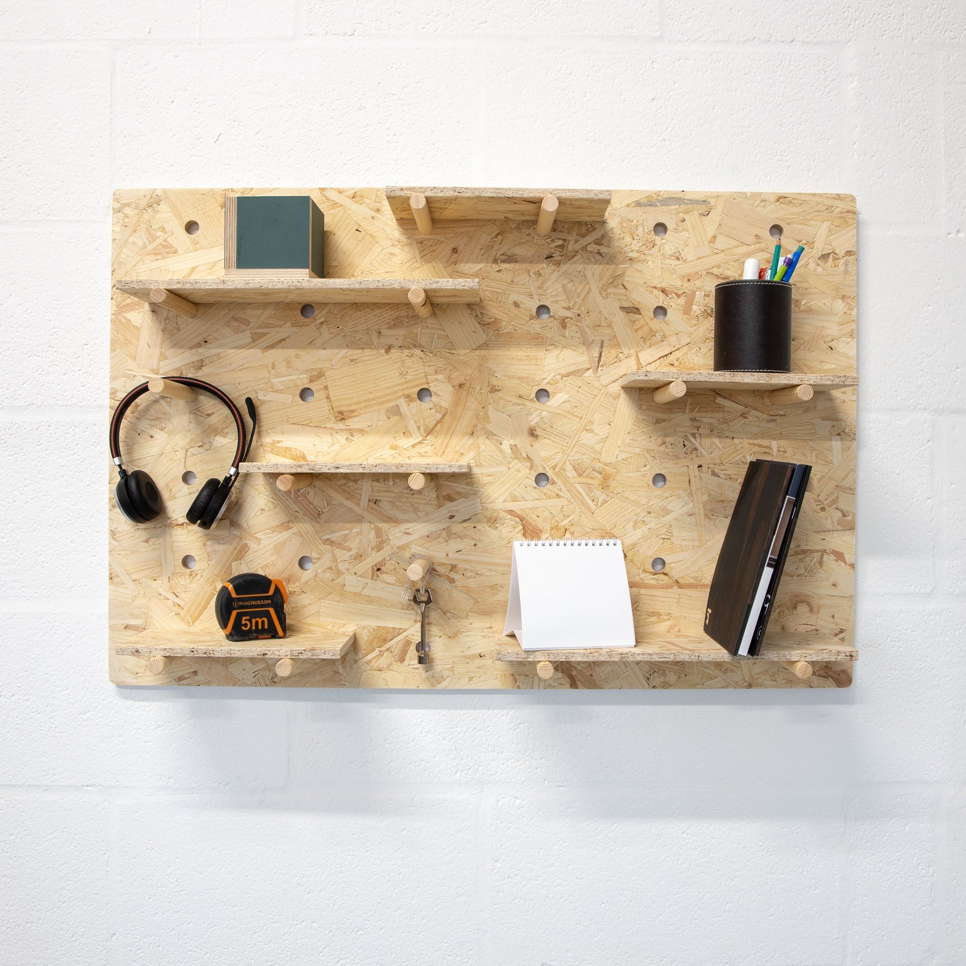 Wall Mounted OSB Pegboard