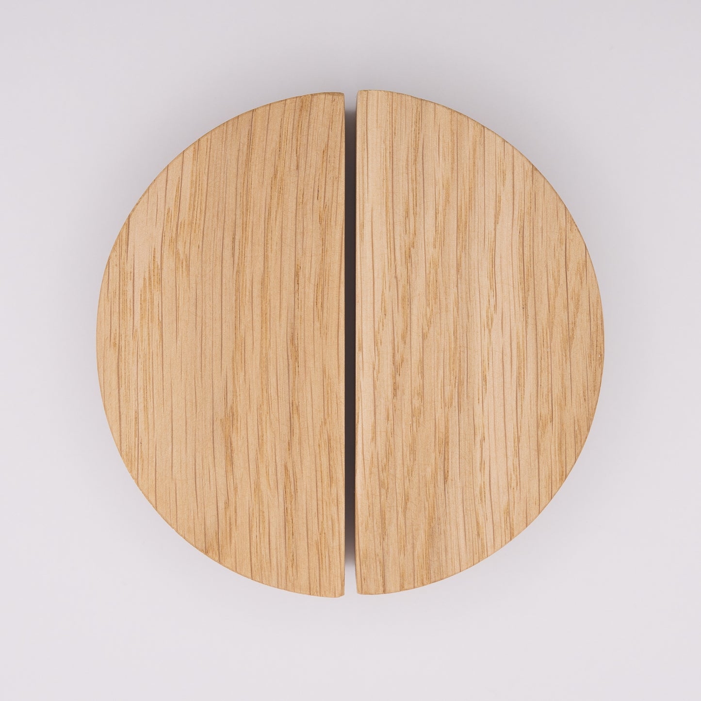 Solid Oak Semi Circle Door Handle