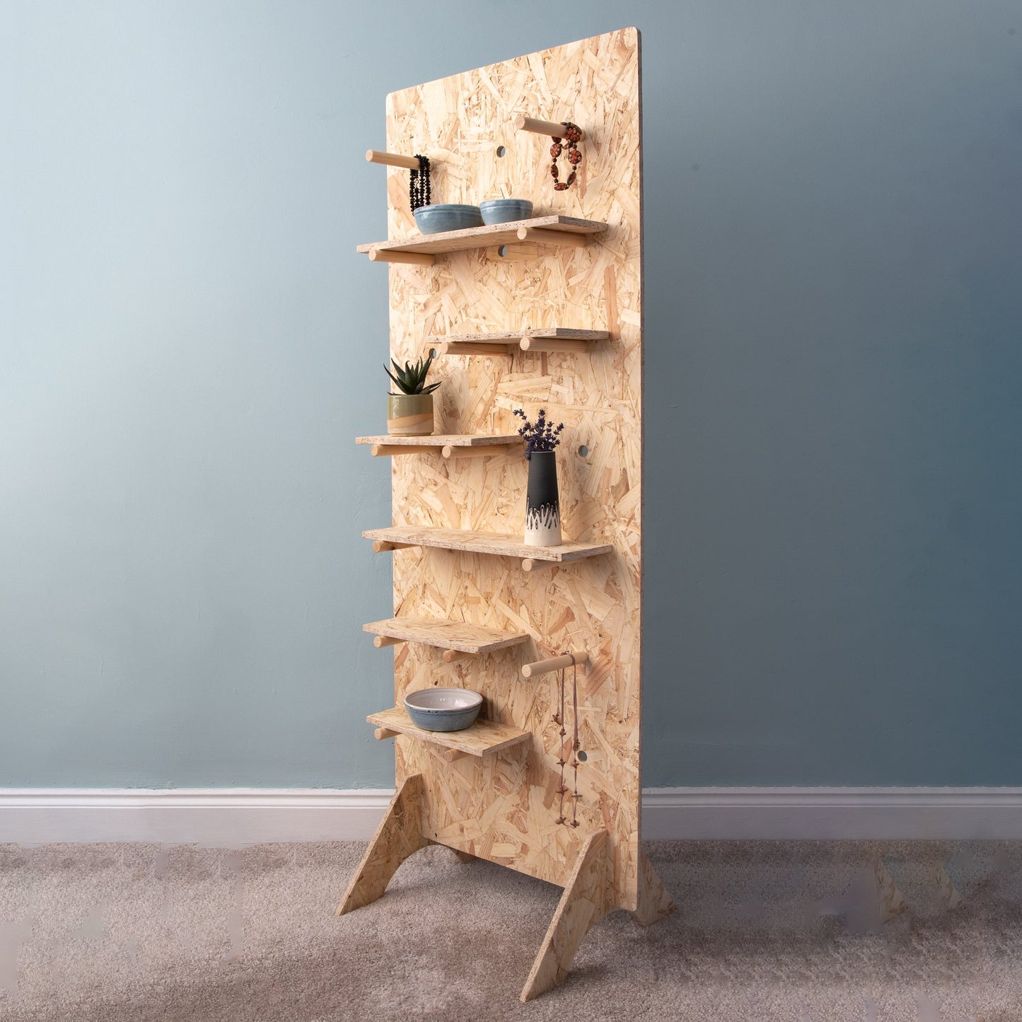 OSB Tall Pegboard