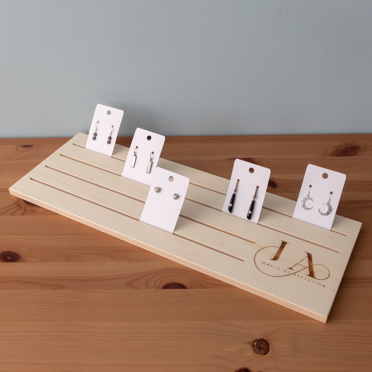 earring card flat display stand