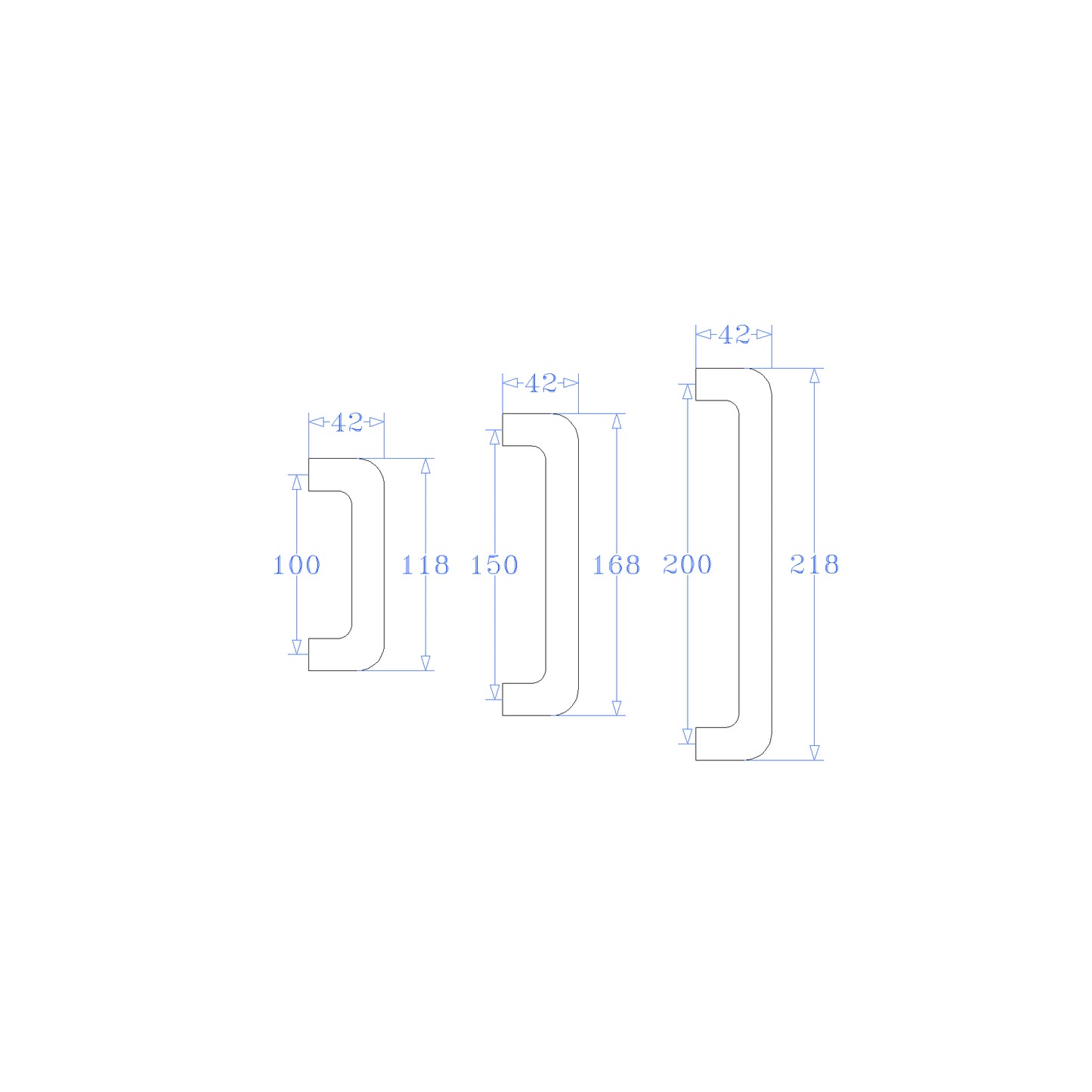 Round Edge Plywood Handle