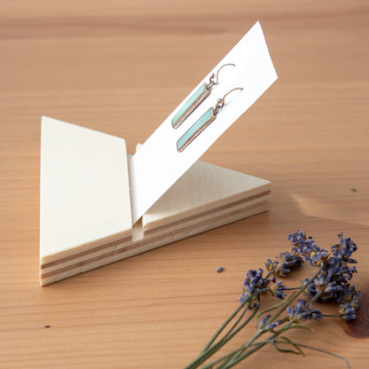 Triangle Card Holder and Earring Display