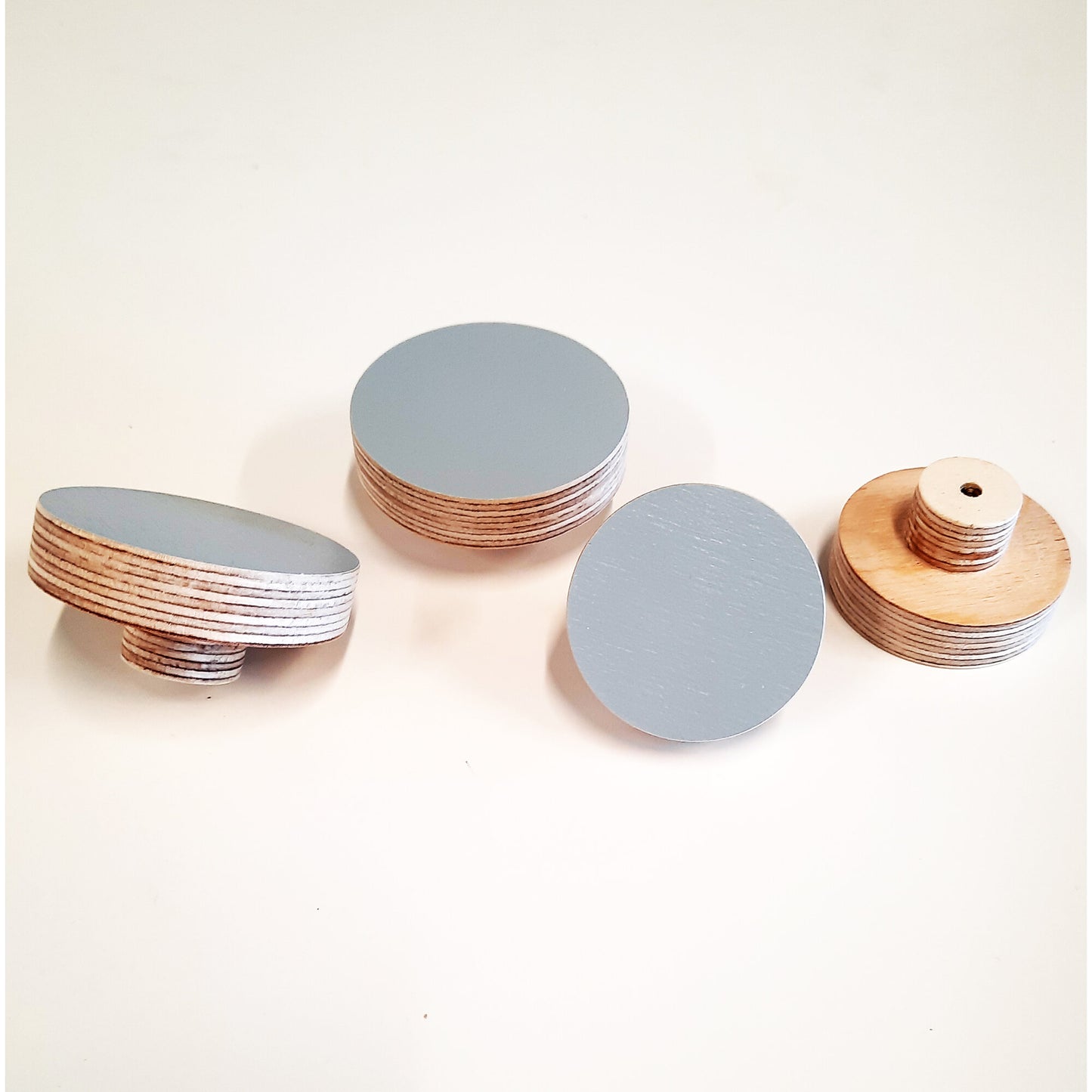 grey plywood knobs