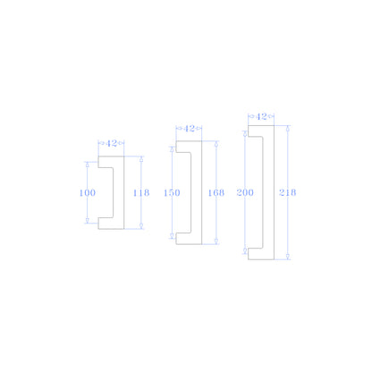 Square Edge Plywood Handle