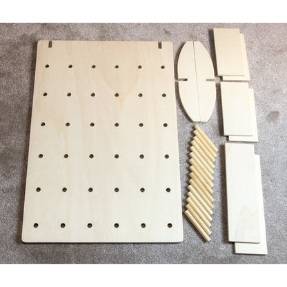 Free-standing Table Top Pegboard Display Stand