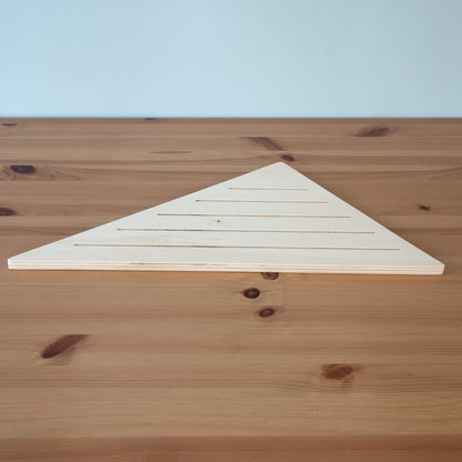 Triangular Corner Display Stand