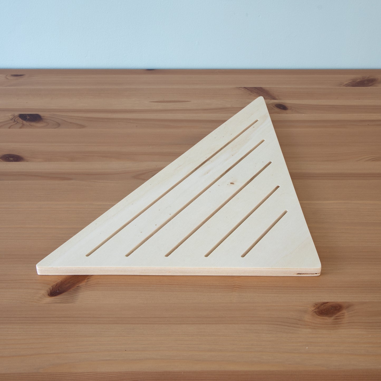 Triangular Corner Display Stand