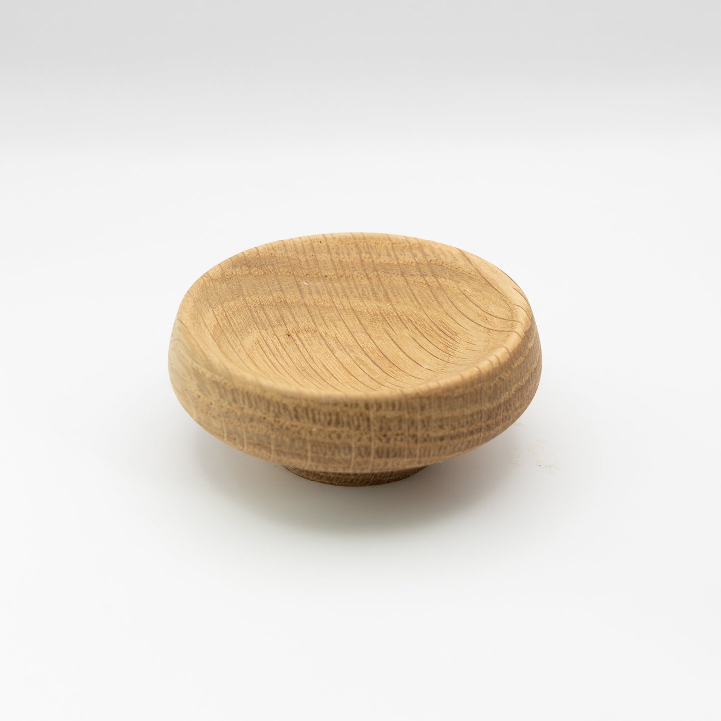 Round Solid Oak Concaved Knob for Cabinet Doors and Drawers 67mm