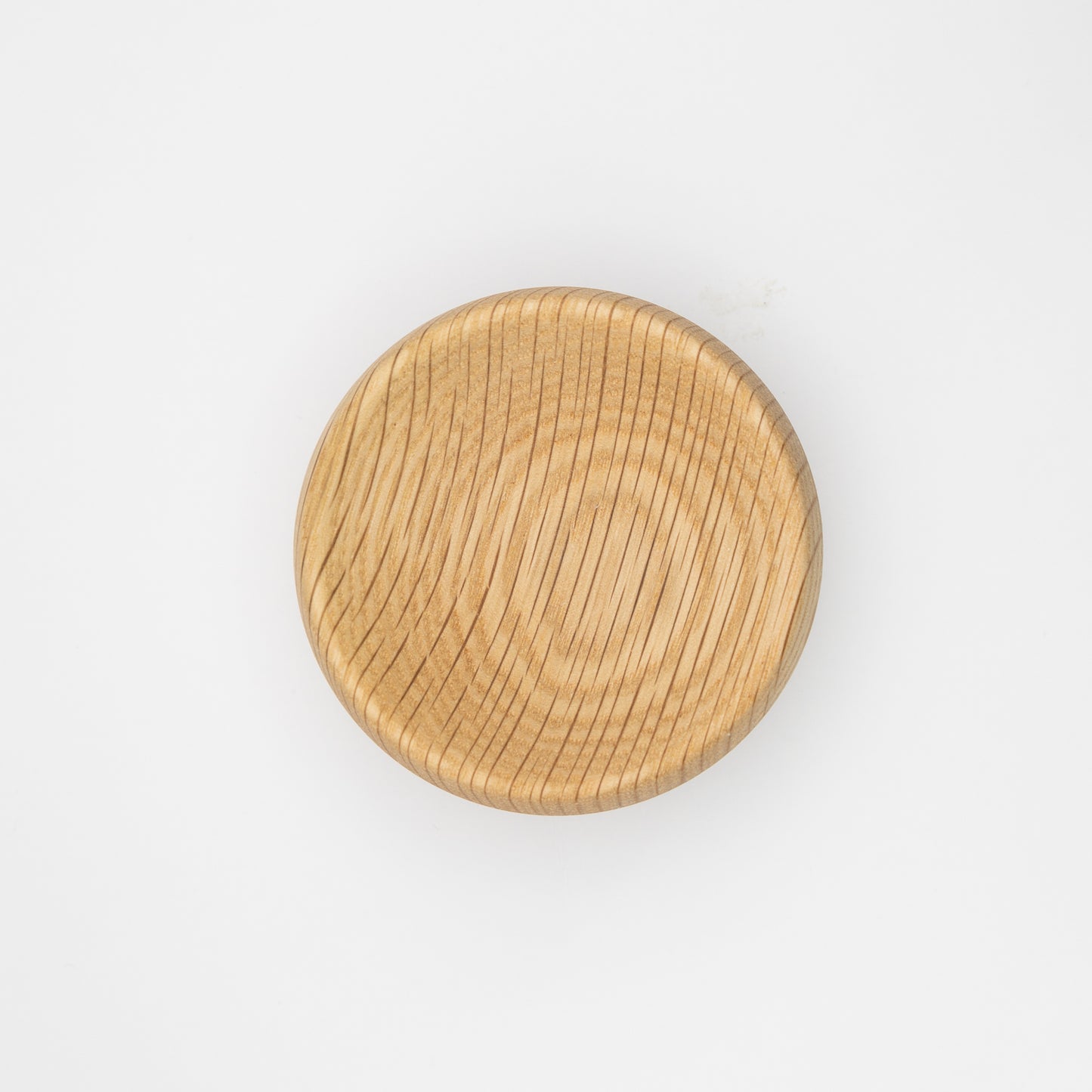 Round Solid Oak Concaved Knob for Cabinet Doors and Drawers 67mm