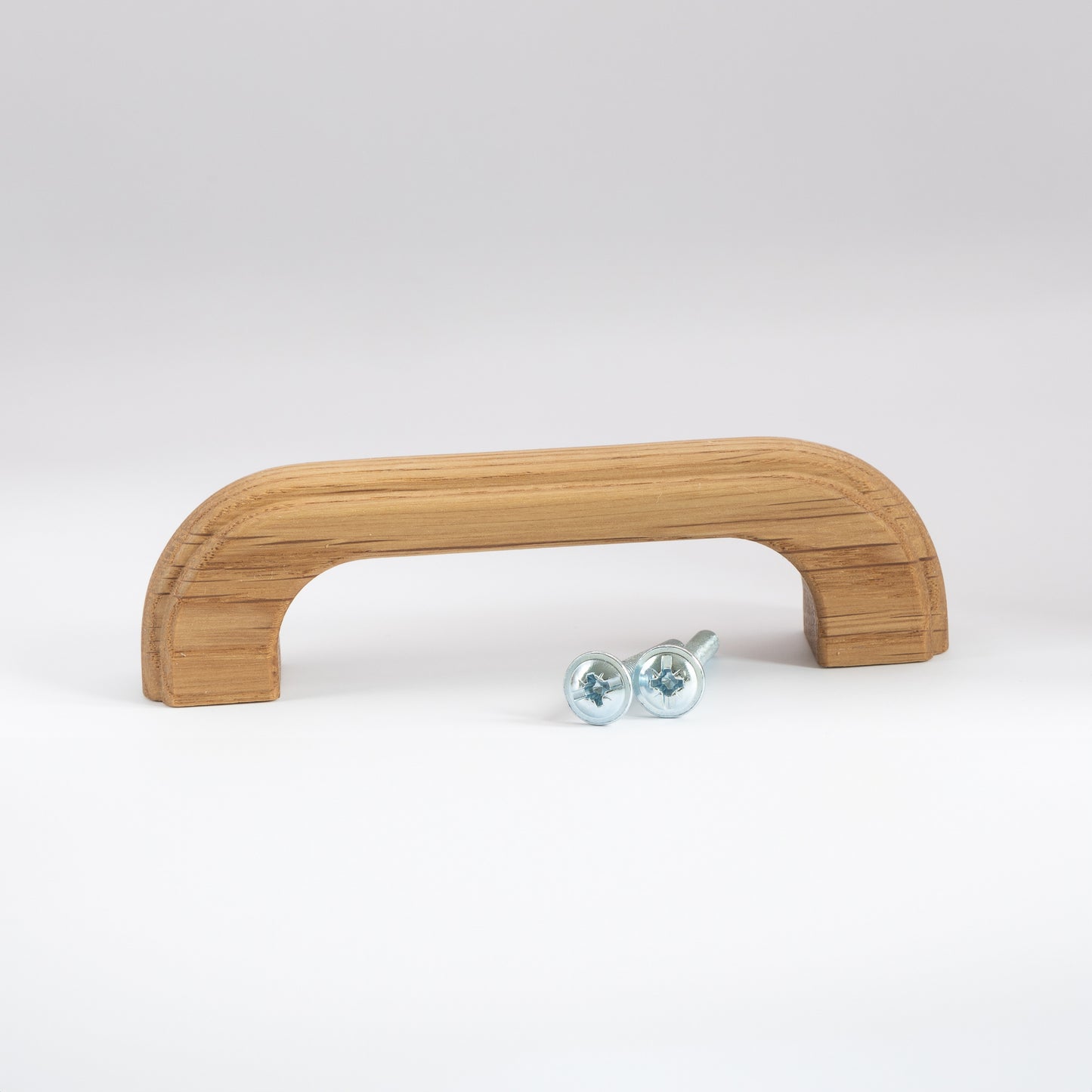 Solid Oak Pull Handle for Cabinet Doors and Drawers 112mm