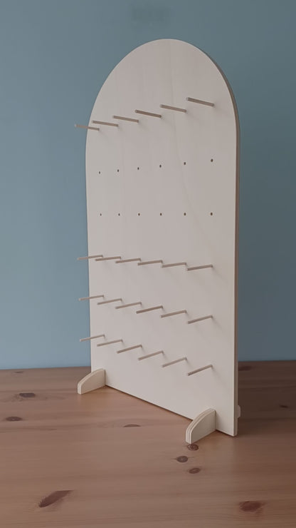 jewellery pegboard display stand