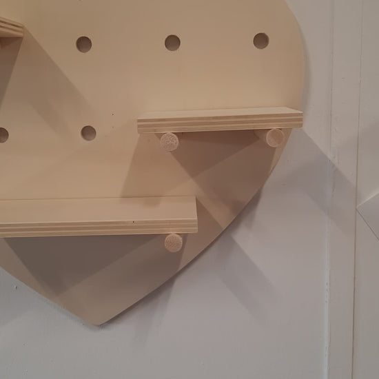 wall heart pegboard