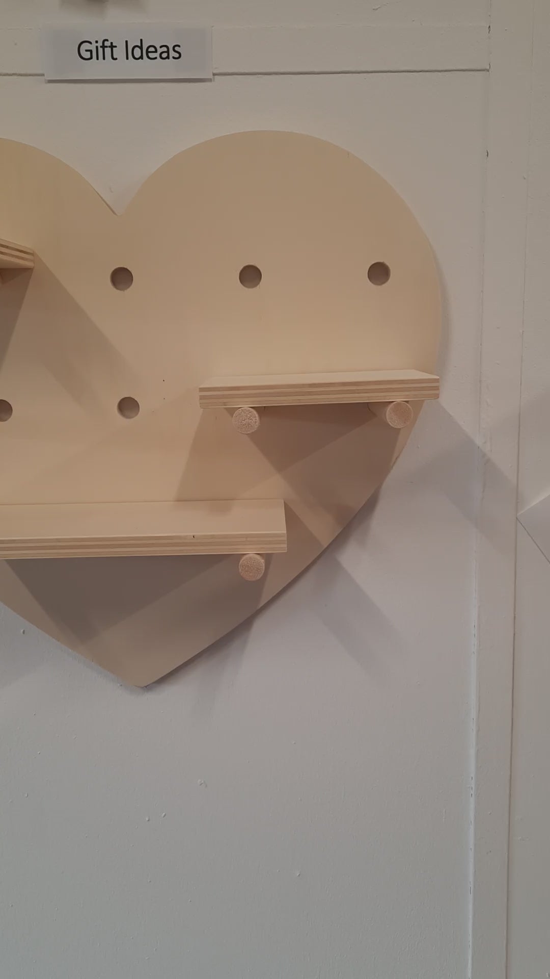 wall heart pegboard