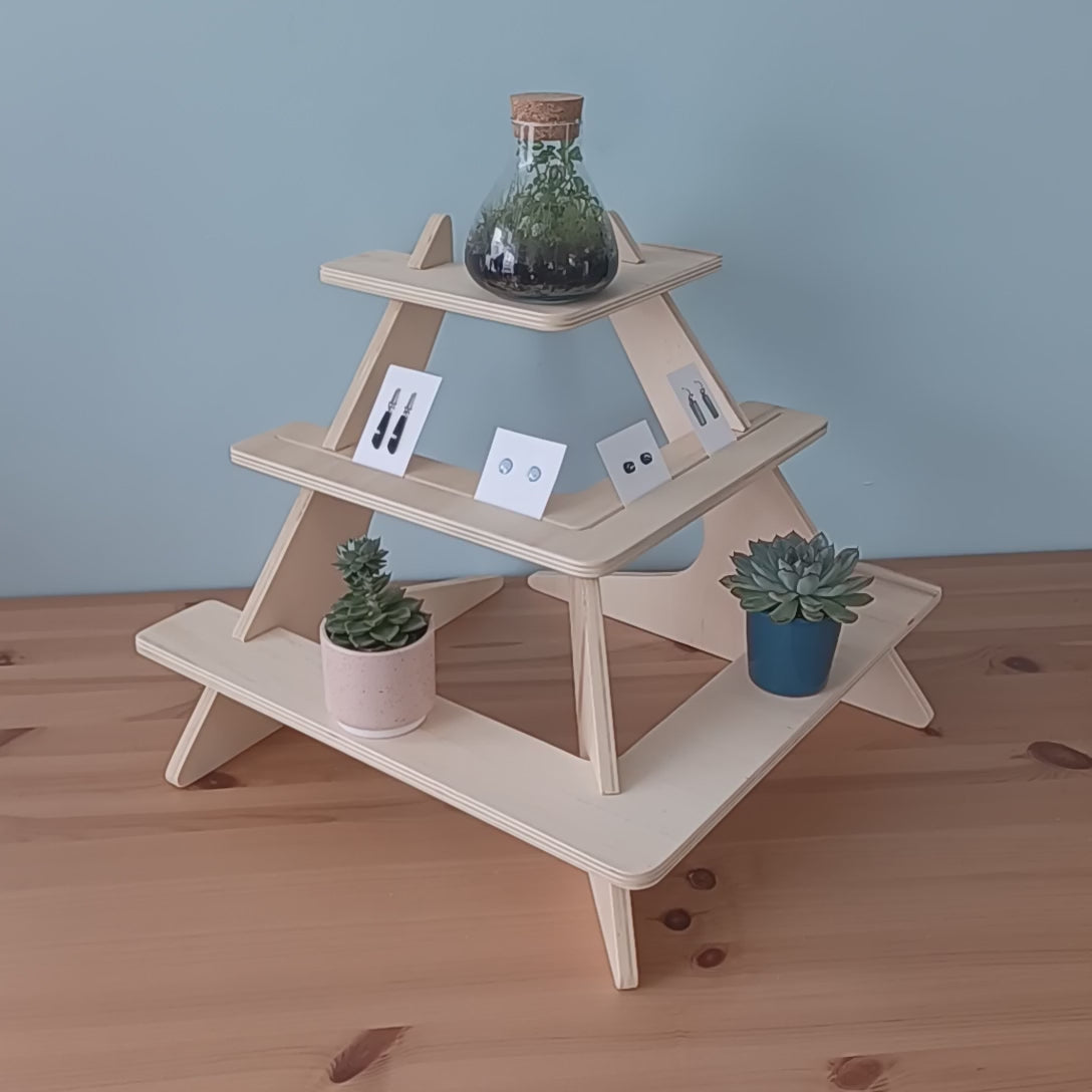 corner display stand