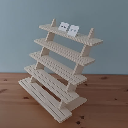 card multi shelf display stand